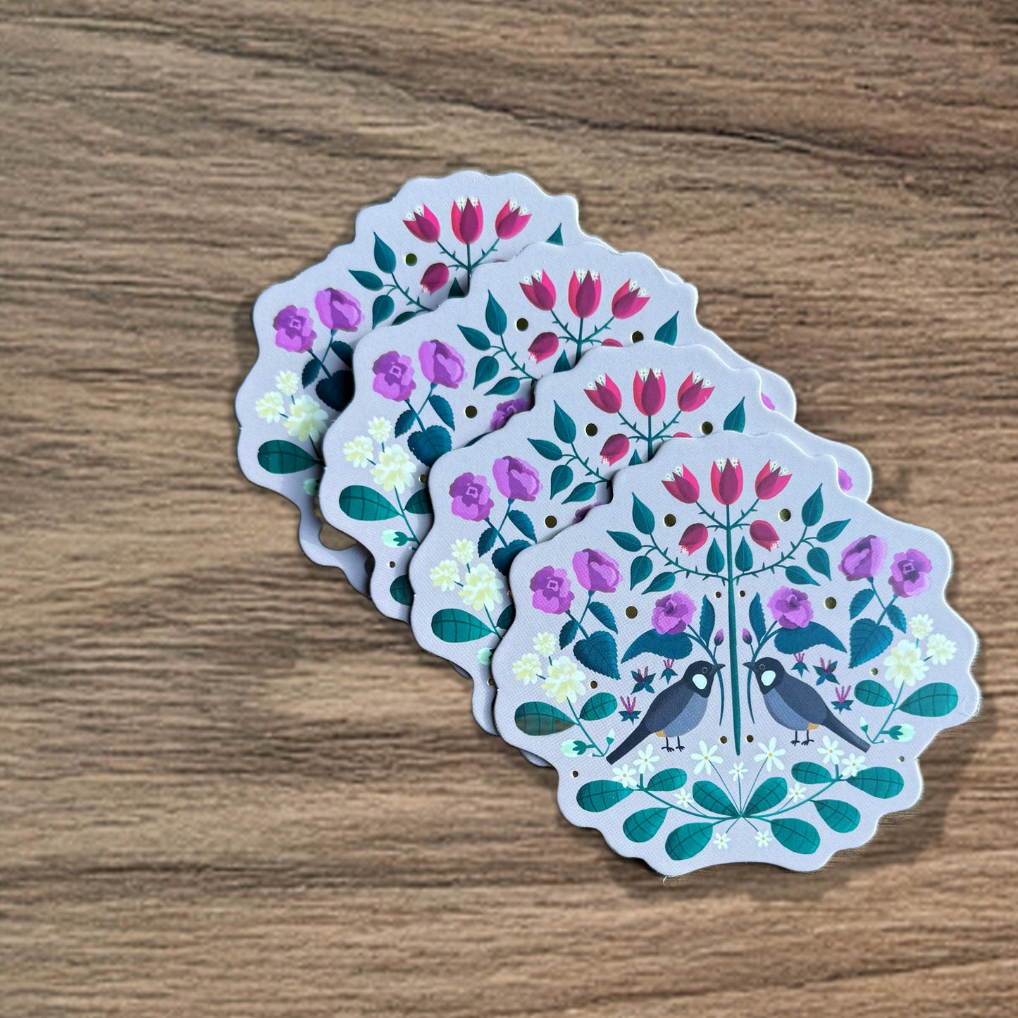 Bahrain Botanical Coasters - قواعد أكواب البحرين